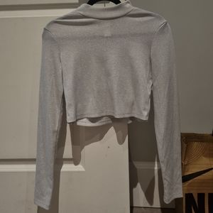 Long sleeved sparkly shirt